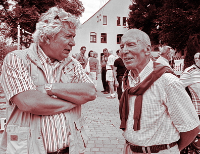 Wolfgang Terpe mit Günter Grau