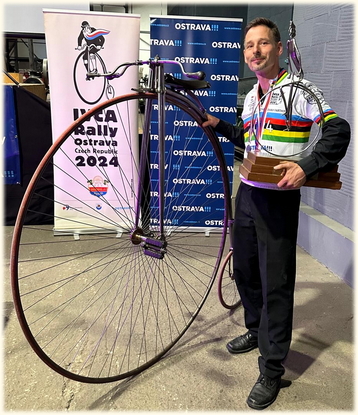 Frank Albert - neuer Weltmeister auf Originalhochrädern