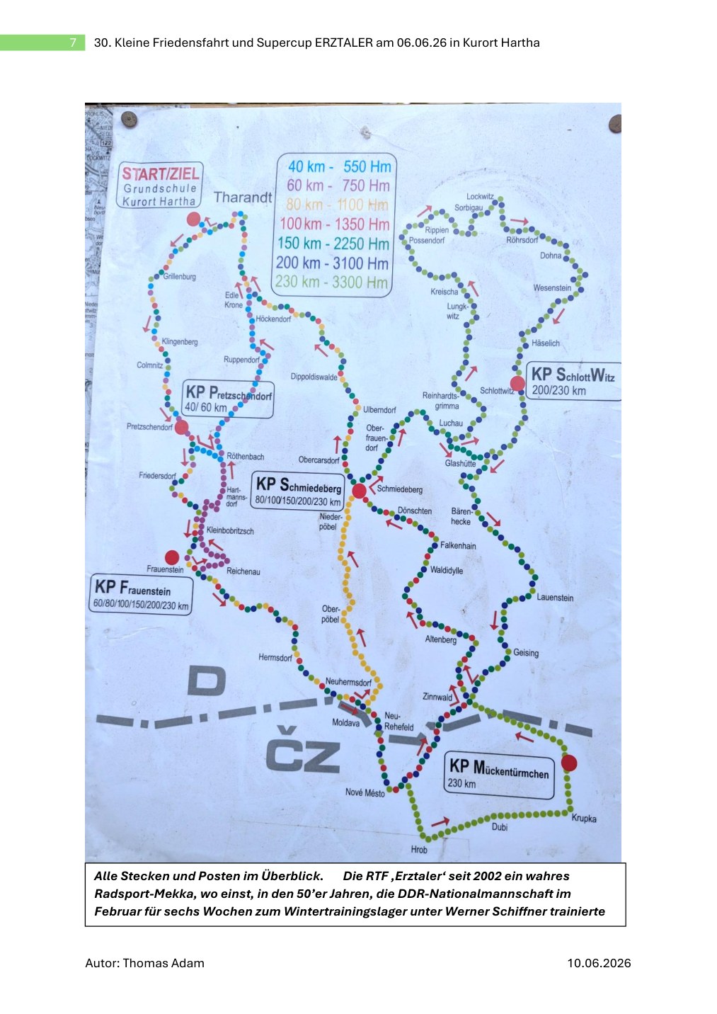 Seite 7: Alle Strecken und Posten im Überblick - Erztaler seit 2002