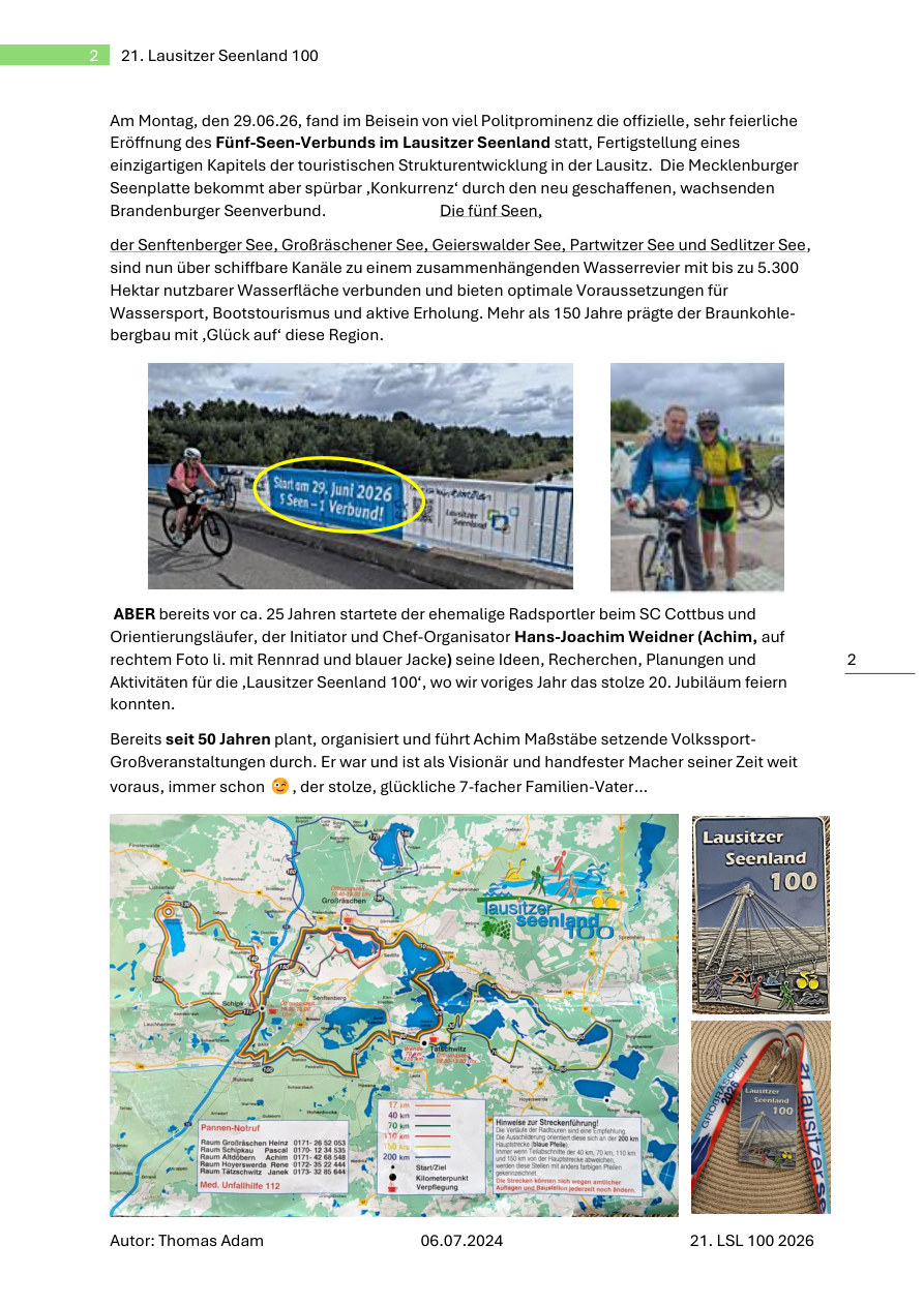 Impression Seite 2 aus dem Teilnehmer-Report