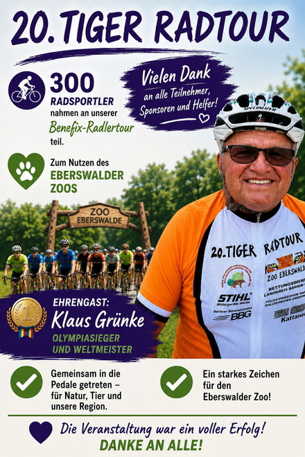 20. Tiger Radtour mit Klaus Grünke